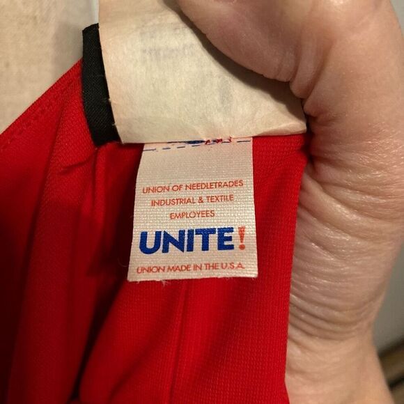 Vintage Y2K NIKI by Niki Livas Red Tulip Dress Womens S Hi-low Spaghetti Strap - Picture 9 of 9